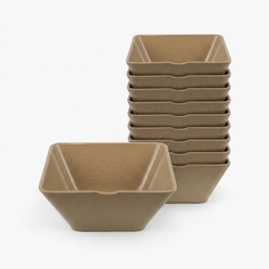 Rice Husk Small Square Bowl (600ml) - Bundle