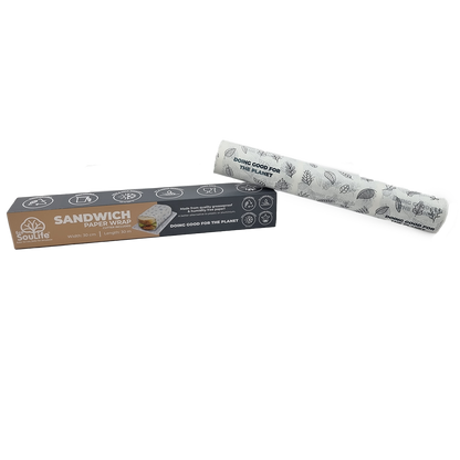 Back to Nature Sandwich Paper Wrap (30cm x 30m) - 6 Rolls Bundle