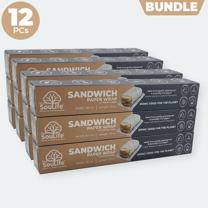 Sandwich Paper Wrap (30m Roll) - Bundle
