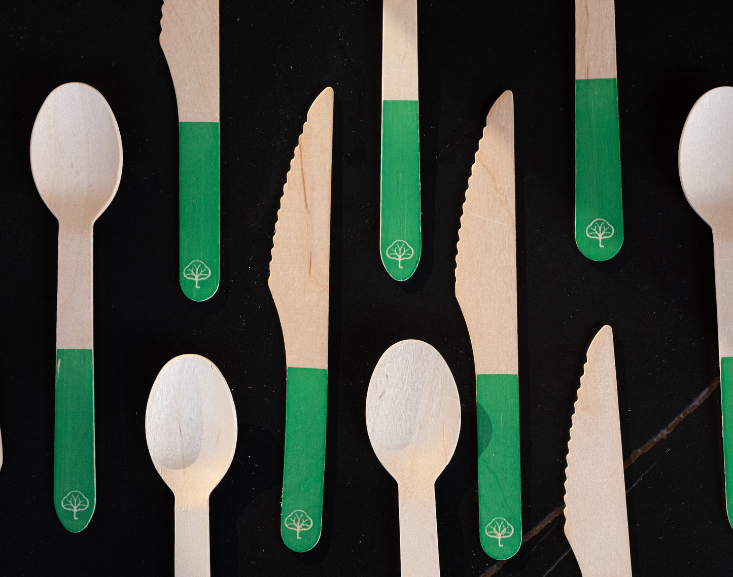 Wooden Coloured Cutlery Set (24 Piece Service for 8)