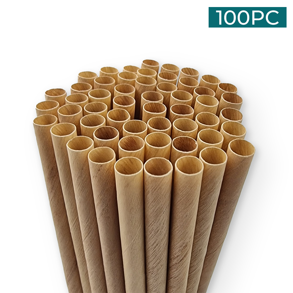 Wooden Straws 100PC