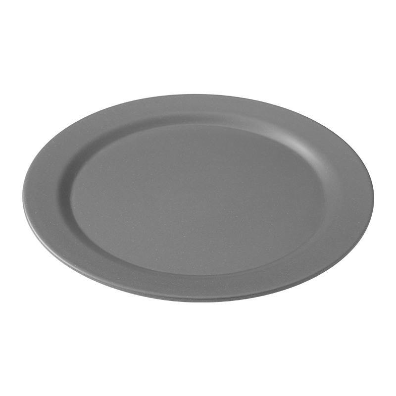 EcoSouLife Grey Biodegradable 25cm Dinner Plate All Natural Material