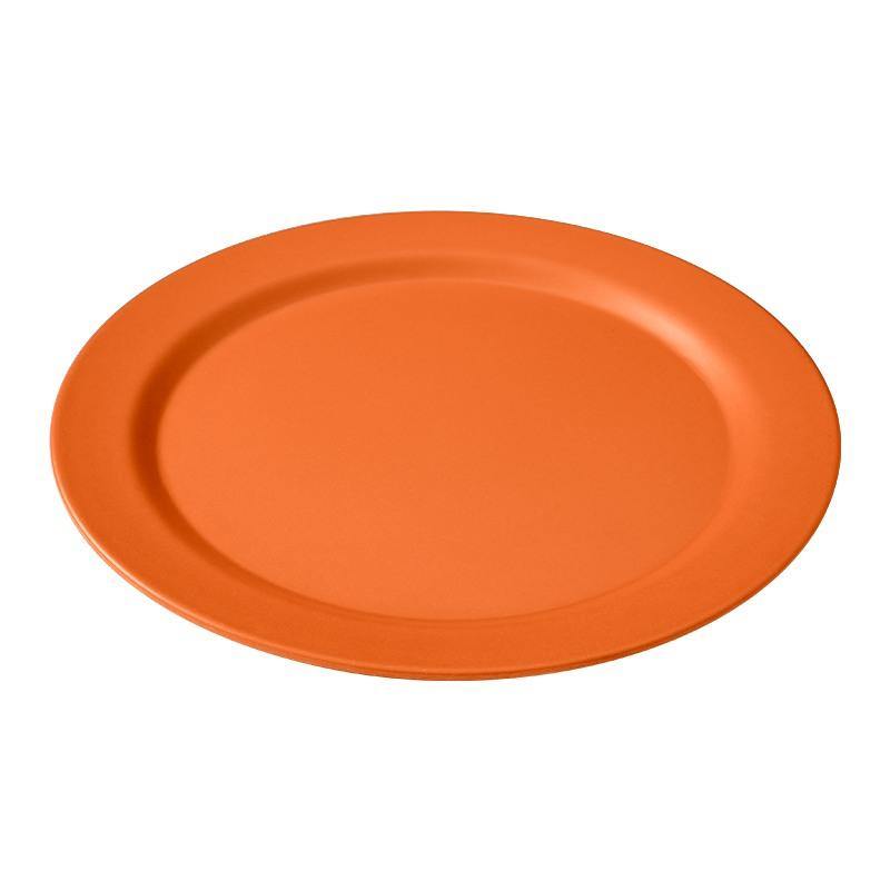 EcoSouLife Orange Biodegradable 25cm Dinner Plate All Natural Material