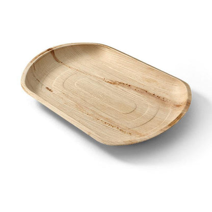 EcoSouLife Disposable Medium Serving Tray Areca Nut Leaf Material