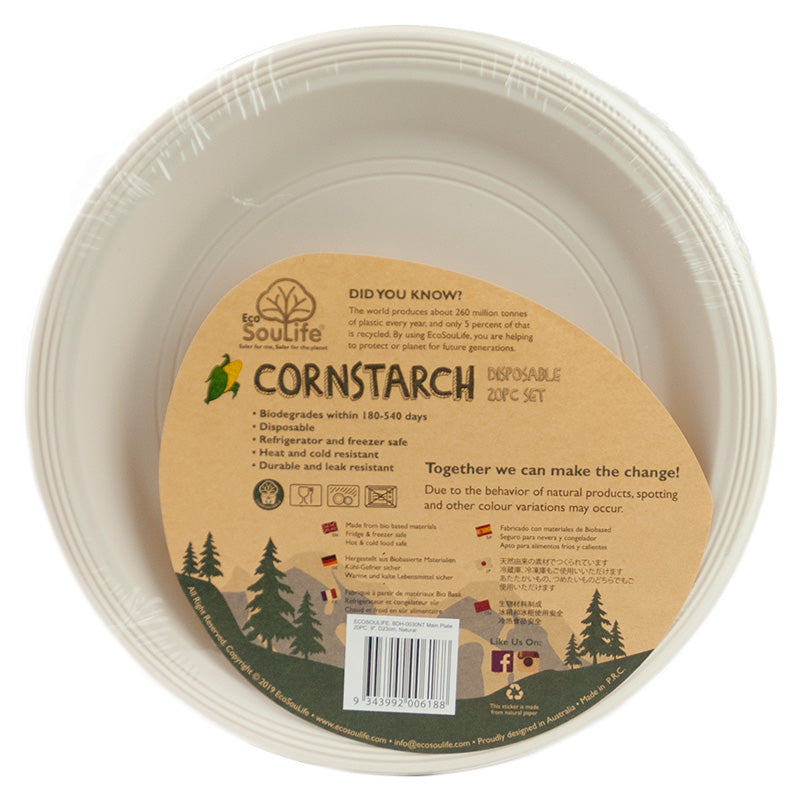 Cornstarch Main Plate 20PC