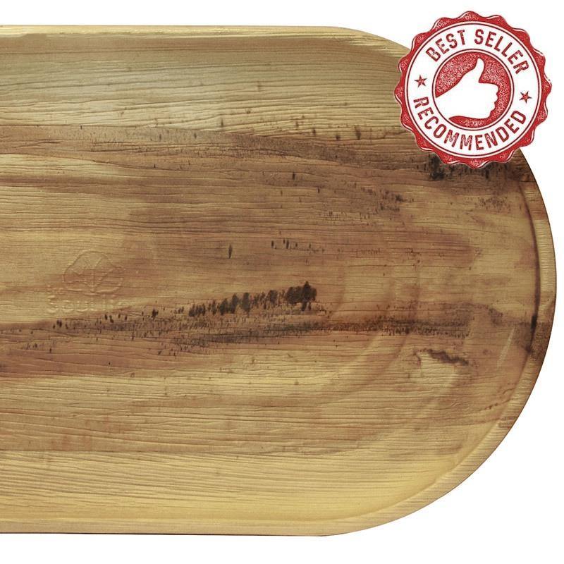 EcoSouLife Disposable Large Serving Tray Areca Nut Leaf Material Best Seller