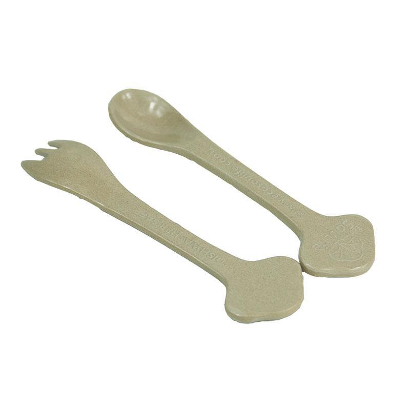 EcoSouLife Baby Cutlery Natural Rice Husk Material