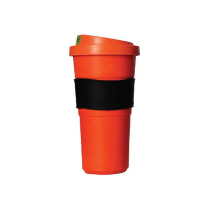 EcoSouLife bamboo coffee cup orange