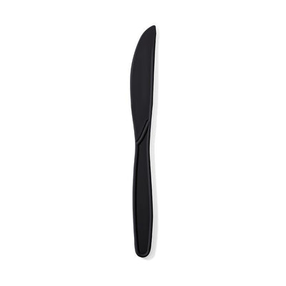 EcoSouLife Knife Individual Black Cornstarch Material
