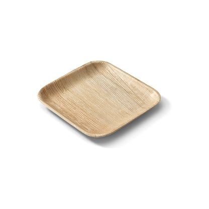 Areca Nut Leaf Small Square Plate 5PC